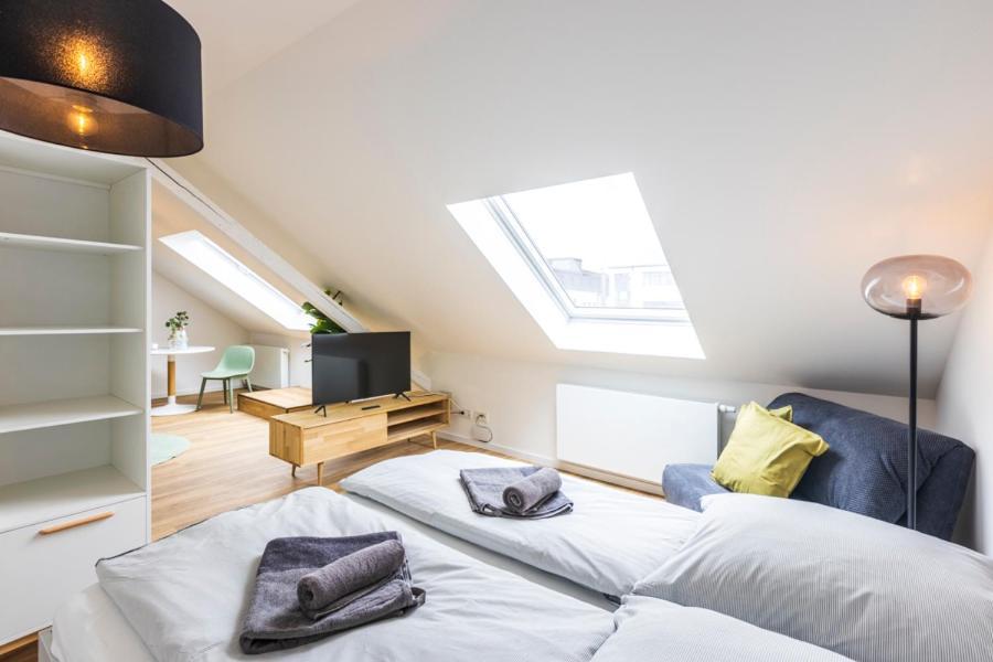 Glueck Auf Appartements Kaiserstrasse Muelheim มึลไฮม์ อันแดร์ รัวร์ ภายนอก รูปภาพ