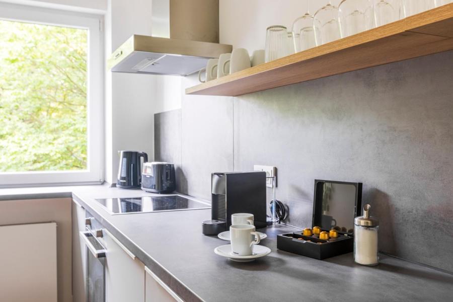 Glueck Auf Appartements Kaiserstrasse Muelheim มึลไฮม์ อันแดร์ รัวร์ ภายนอก รูปภาพ